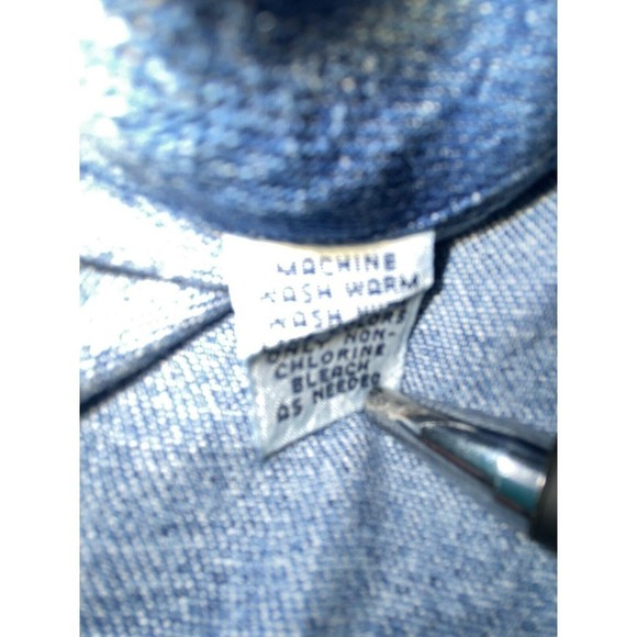 RALPH Lauren Shirt Blaire Cotton Men’s Denim Shirt Size XL Blue Long Sleeve - Picture 6 of 8